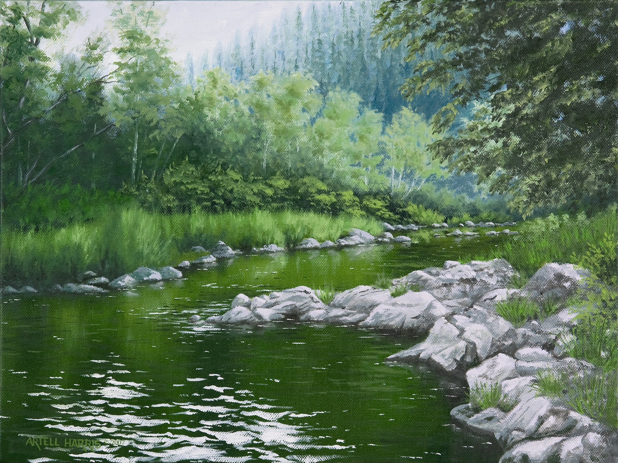 Little Neatsu River by artell harris