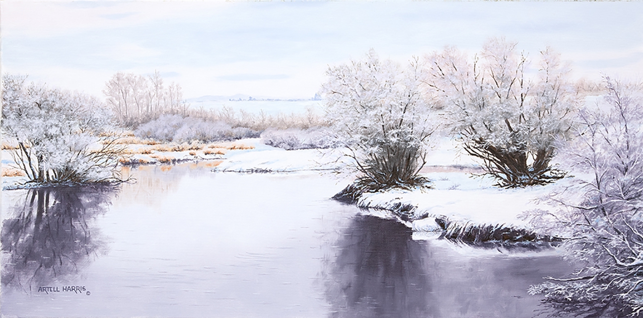 Winter on the North Fork by artell harris