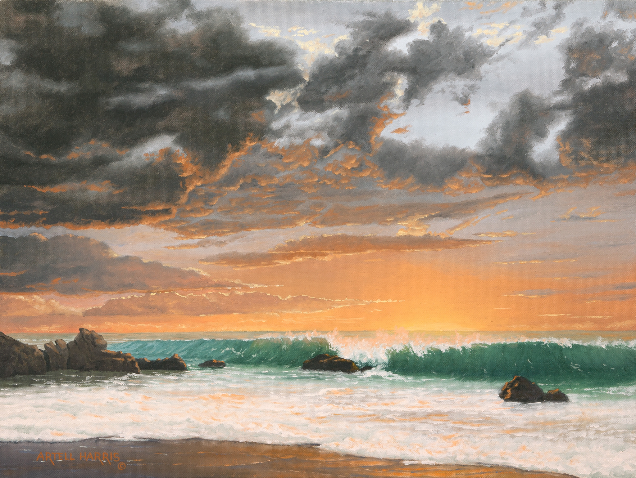 Oregon Sunset by artell harris