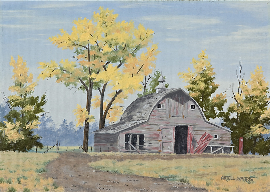 The old barn by artell harris