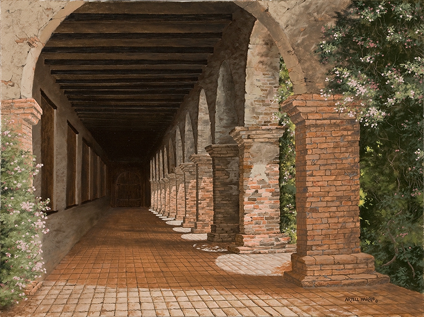 San Juan Capistrano Mission. by artell harris