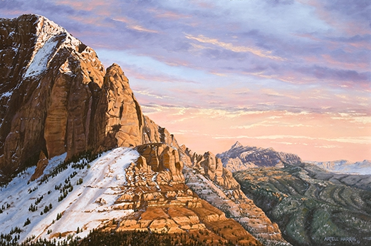 Kolob Sunset by artell harris