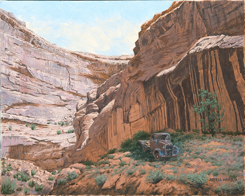 Still hauling rocks by artell harris